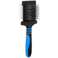 Load image into Gallery viewer, Doodle Firm Blue Slicker Brush by Dog Fashion Spa professional dog grooming tool Southlake Paws
