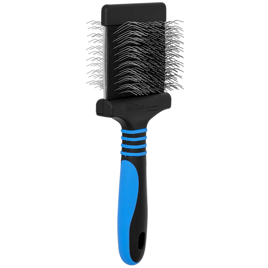 Doodle Firm Blue Slicker Brush by Dog Fashion Spa professional dog grooming tool Southlake Paws