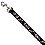 Dog Leash - 3-D Glasses Dripping w/Stars