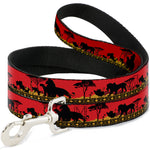 Dog Leash - Mufasa & Simba JUST CAN'T WAIT TO BE KING/Family Silhouette