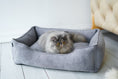 Load image into Gallery viewer, Corduroy Cat Bed Dreamer - Southlake Paws
