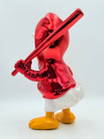 Load image into Gallery viewer, Pop Art Duck Sculpture - Red Chrome Edition - DUXX - red chrome duxx pop art duck sculpture, luxury sculpture, product image…
