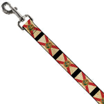 Dog Leash - Florida Flags/Black