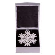Kurt Adler 4-Inch Elegant Snowflake Ornament with Swarovski Elements