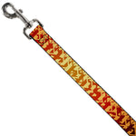 Dog Leash - Geometric Transition Blues/Reds/Orange/Yellows