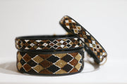 TKC Earth Argyle Beaded Dog Lead