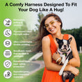 Load image into Gallery viewer, EcoBark Step In Dog Harness - XXXS to Small Breeds- Reflective Soft Mesh Harness for Teacup, Small Dogs and Puppies / French Floral
