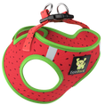 Load image into Gallery viewer, EcoBark Step In Dog Harness - XXXS to Small Breeds- Reflective Soft Mesh Harness for Teacup, Small Dogs and Puppies / Watermelon
