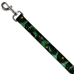 Dog Leash - Oogie Boogie 4-Poses Black/Yellow/Green