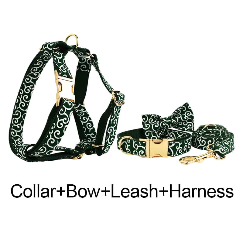 Emerald Swirl Print Set