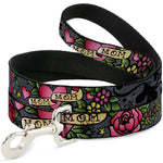 Dog Leash - Mom & Mom Gray