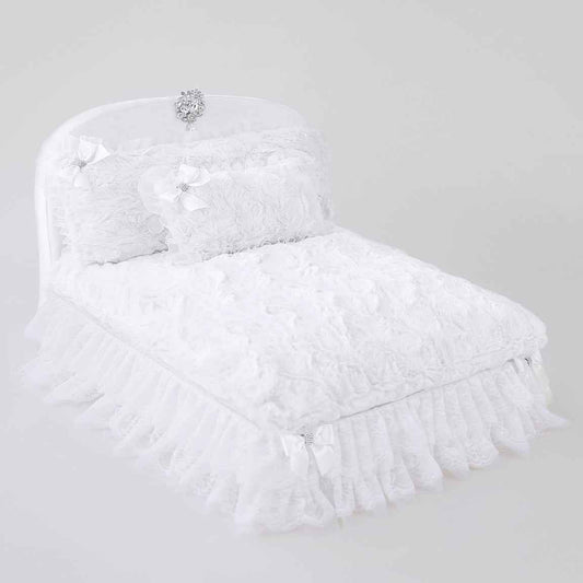 Hello Doggie Enchanted Nights Dog Satin Crystal Handmade Bed