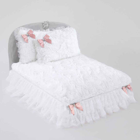Hello Doggie Enchanted Nights Dog Satin Crystal Handmade Bed