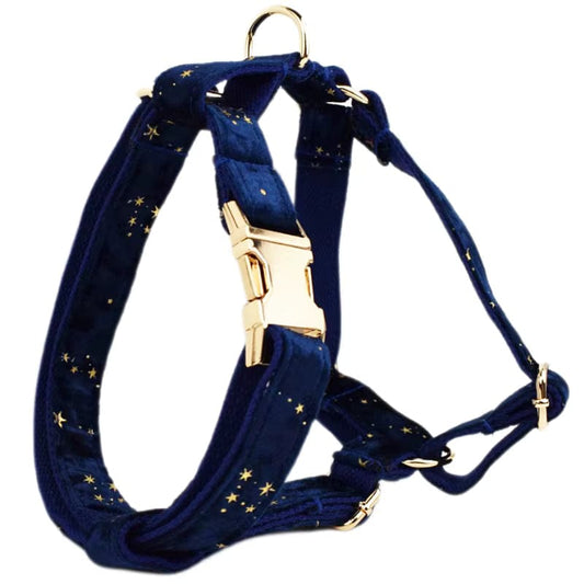 Dark Blue Velvet Set