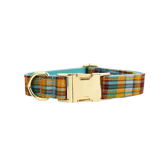Autumn Blue Plaid Set