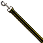 Dog Leash - SUPER BEE Logo/Stripes Black/Yellow/White