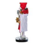 Kurt Adler 10-Inch Elvis in White Suit Nutcracker