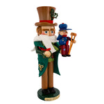Kurt Adler 17-Inch Limited Edition Steinbach Bob Cratchit with Tiny Tim Nutcracker