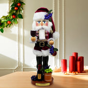 Kurt Adler 18.25-Inch Steinbach Winemaker Santa Nutcracker