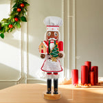 Kurt Adler 15-Inch Wooden African American Chef Nutcracker