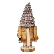 Kurt Adler 10-Inch Wooden Rustic Glamour Gnome Nutcracker