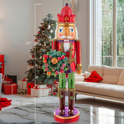 Kurt Adler 15-Inch Wooden Sugar Frost Nutcracker