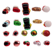 Kurt Adler Petite Treasures Miniature Glass Christmas Ornaments, 20-Piece Boxed Set
