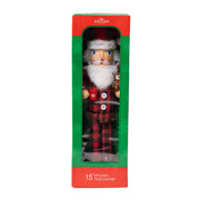 Kurt Adler 15-Inch Santa With Red Pajamas Nutcracker