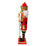 Kurt Adler 15-Inch Red and Green King Nutcracker