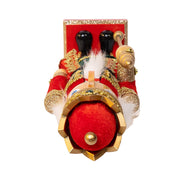 Kurt Adler 15-Inch Red and Green King Nutcracker