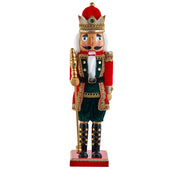 Kurt Adler 15-Inch Red and Green King Nutcracker