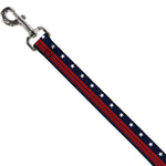 Dog Leash - Americana Stars & Stripes4 Blue/White/Red