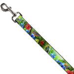 Dog Leash - Vivid Hummingbird Garden