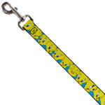 Dog Leash - Tweety Bird CLOSE-UP Expressions Baby Blue