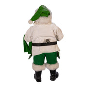 Kurt Adler 10.5-Inch Fabriché Musical Irish Chef Santa