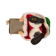 Kurt Adler 10.5-Inch Fabriché Adopt-a-Pet Santa with Dog, 2 Piece Set