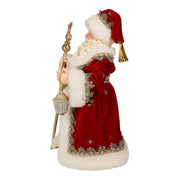Kurt Adler 10.5-Inch Fabriché Regal Red Santa Table Piece