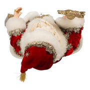Kurt Adler 10.5-Inch Fabriché Regal Red Santa Table Piece