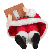 Kurt Adler 11-Inch Battery-Operated Santa with Light-Up Gingerbread House