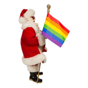Kurt Adler 10-Inch Fabriché Pride Santa
