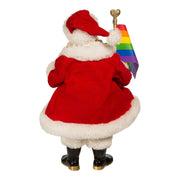 Kurt Adler 10-Inch Fabriché Pride Santa