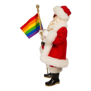 Kurt Adler 10-Inch Fabriché Pride Santa