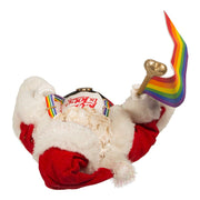 Kurt Adler 10-Inch Fabriché Pride Santa