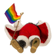 Kurt Adler 10-Inch Fabriché Pride Santa
