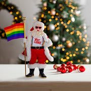 Kurt Adler 10-Inch Fabriché Pride Santa