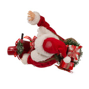 Kurt Adler 10-Inch Fabriché Santa on Scooter