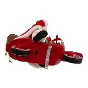 Kurt Adler 10-Inch Fabriché Santa on Scooter