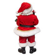 Kurt Adler 10.5-Inch Fabriché Wine Santa