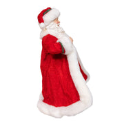 Kurt Adler 10.5-Inch Fabriché Santa with Gifts in Pocket.