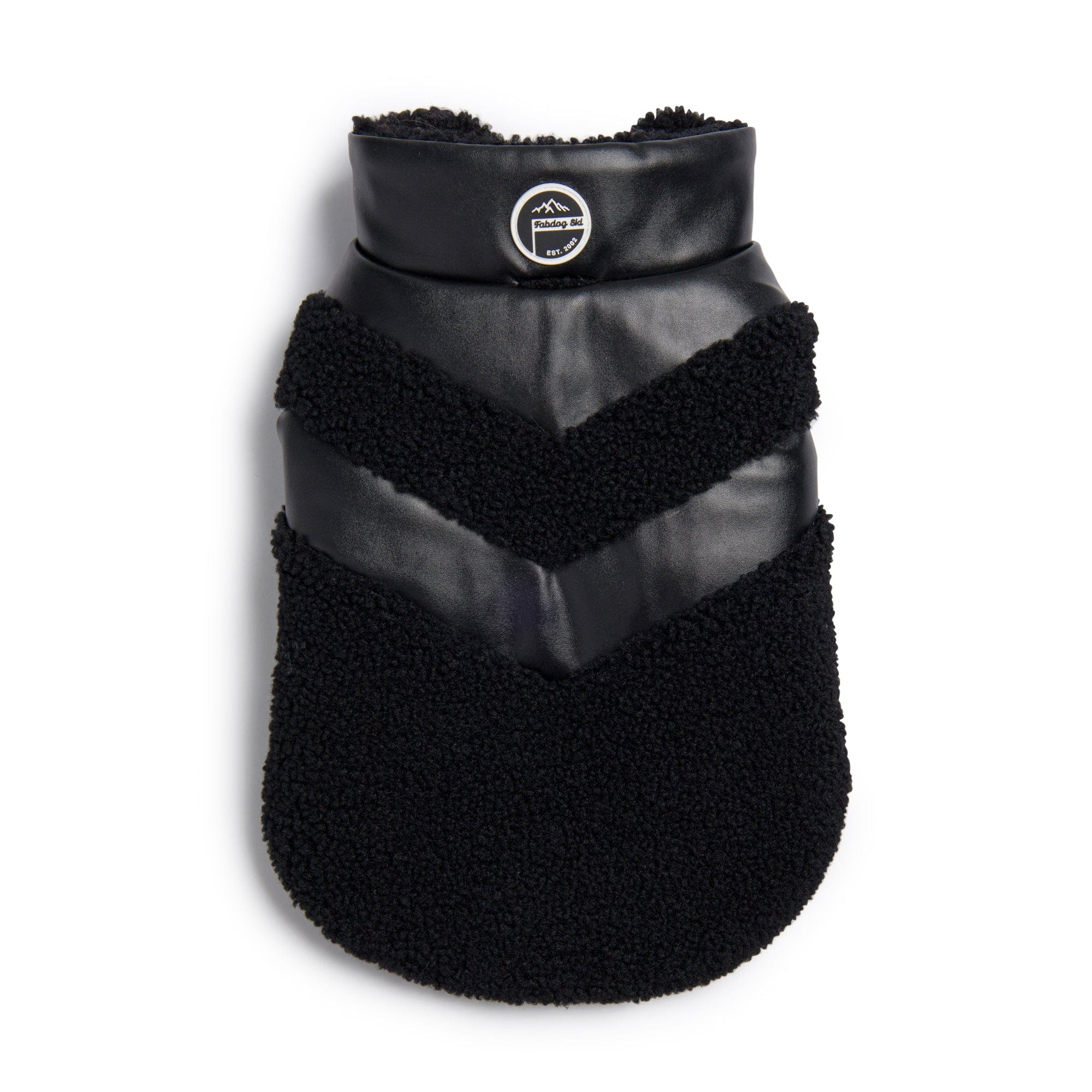 Fab Ski Black Leather Shearling Coat - Southlake Paws